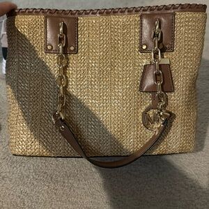 Michael Kors -excellent condition straw purse